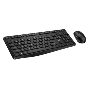 Teclado Genius + Mouse WIRELESS KM-8206S AI COPILOT SILENT MULTIMEDIA SP BLACK (31340017401)