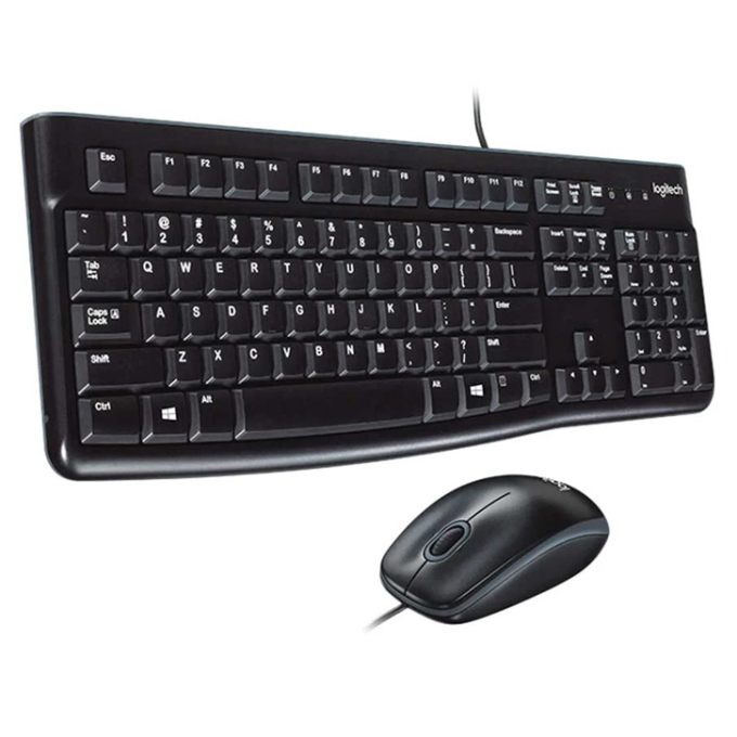 Teclado + Mouse Logitech MK120 USB SP BLACK (PN 920-004428) / LOGITECH