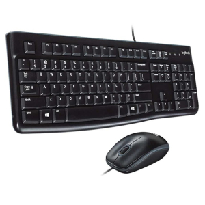 Teclado + Mouse Logitech MK120 USB SP BLACK (PN 920-004428)