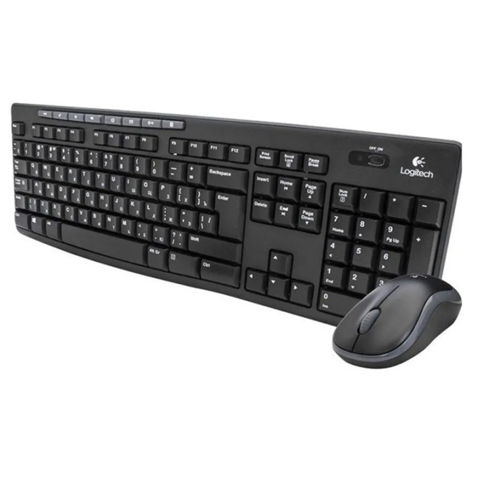 Teclado + Mouse Logitech MK270 WIRELESS USB BLACK (PN 920-004432) / LOGITECH