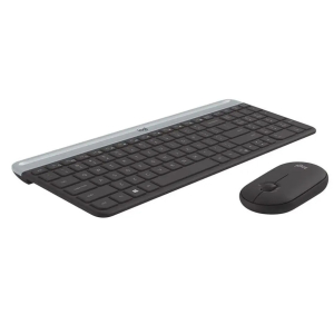 Teclado + Mouse Logitech MK470 WIRELESS SLIM USB ROSE (920-011312)