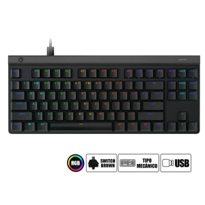 Teclado Logitech G515 TKL LIGHTSPEED Bluetooth LIGHTSYNC RGB BLACK (920-012423)