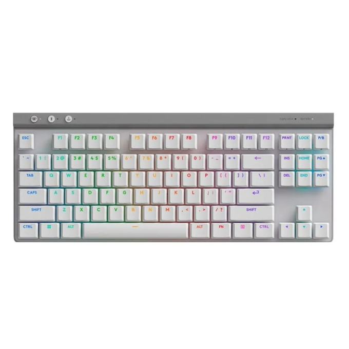 Teclado Logitech G515 TKL LIGHTSPEED Bluetooth LIGHTSYNC RGB WHITE (920-012535) / LOGITECH