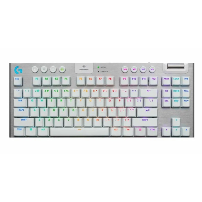 Teclado Logitech G915 X TKL LIGHTSPEED Bluetooth LIGHTSYNC RGB / KEYCONTROL WHITE (920-012732) / LOGITECH