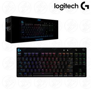 TECLADO LOGITECH PRO KEYBOARD RGB USB BLACK (920-009388) / LOGITECH