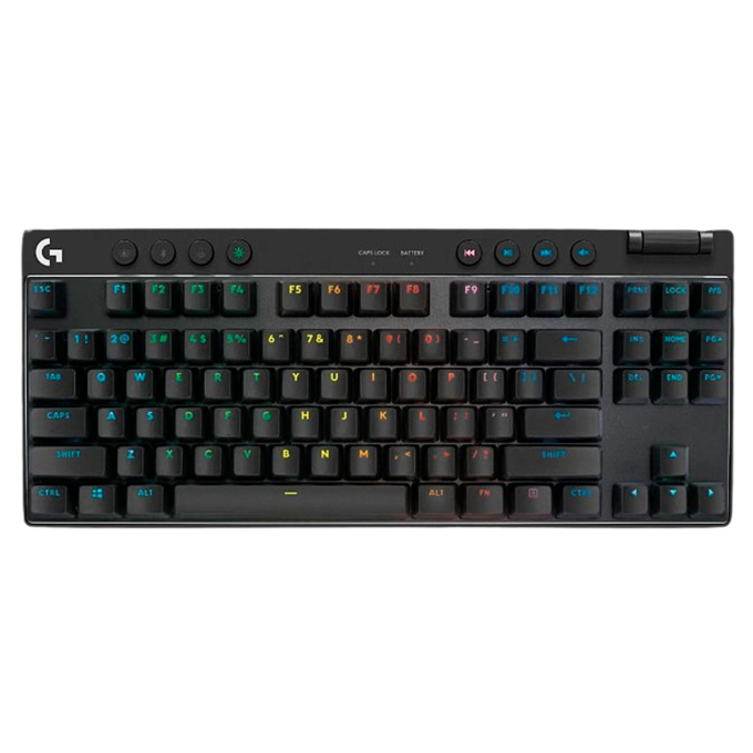 Teclado Logitech PRO X TKL LIGHTSPEED USB BLACK (920-012127) / LOGITECH