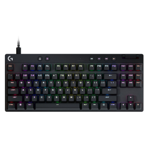 Teclado Logitech PRO X TKL RAPID ANALOGO / WIRED USB-C / LIGHTSYNC RGB / KEYCONTROL BLACK (920-013131)