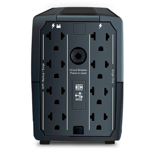 UPS CDP R-UPR508I 500VA / 250W 8 SALIDAS / 5 PORT USB / 1 TIPO C / AUTONOMIA 20MIN BLACK (R-UPR508I) / CDP