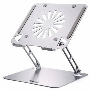 Cooler / Stand iDock para Laptop Galaxy i60 - Aluminio. Ergonomico angulos ajustables, Ajustable, plegable y portatil, Para laptops de 13' a 17'
