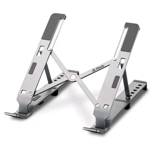 Cooler / Stand iDock para Laptop Flex i20 Pro - Aluminio. Ergonomico 6 angulos ajustables, Ajustable, plegable, portatil