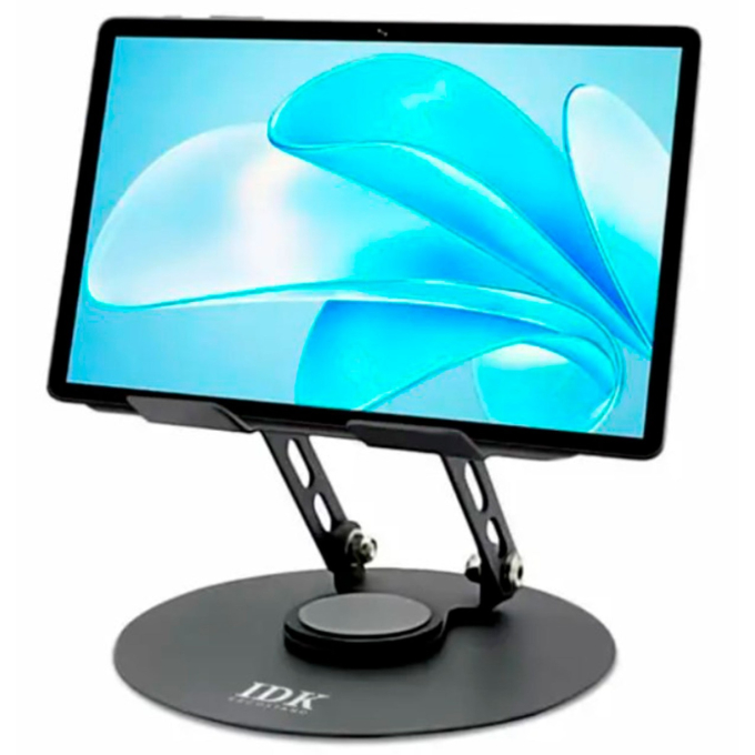 Cooler / Stand iDock para Tablet Element W90 - Aluminio. Portable, plegable, Multi Ángulos, Base giratoria 360° / iDock
