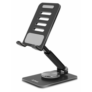 Cooler / Stand iDock para Laptop Streamer i66 - Aluminio. Modelo giratorio, Altura ajustable y telescopica, Multi Angulos