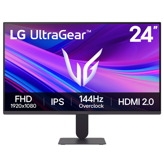 Monitor LG UltraGear G4 24G411A-B 23.8pulgadas IPS FHD 144Hz Overclock, 1ms, Nvidia G-Sync, Amd FreeSync, gamer / LG