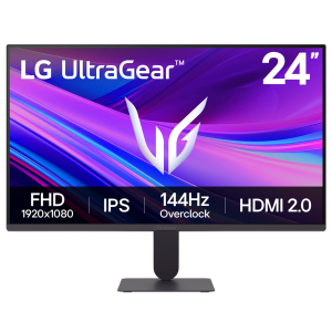 Monitor LG UltraGear G4 24G411A-B 23.8 IPS FHD 144Hz Overclock, 1ms, Nvidia G-Sync, Amd FreeSync, gamer