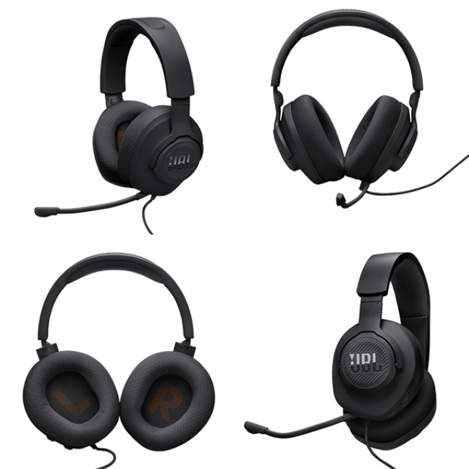 Auriculares integrales para gaming con cable y microfono JBL Quantum 100M2 / Quantum