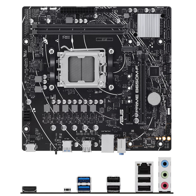 Motherboard ASUS PRIME B650M-F, Chipset AMD B650, Socket AMD AM5, mATX / Asus