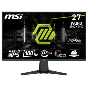 Monitor MSI MAG 275QF 27pulgadas 2K 2560x1440 IPS 180Hz 0.5ms, gamer / MSI