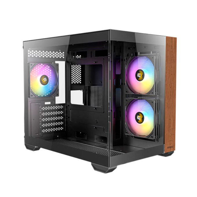 CASE-PC ANTEC CX600M WOOD BK MT 3ARC 2GL 0-761345-10138-7 / ANTEC