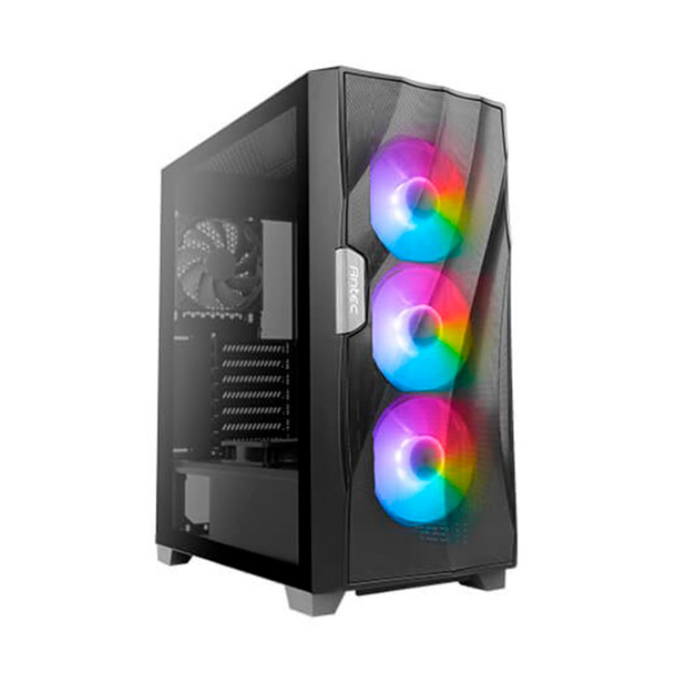 Case Antec DF700 FLUX Black Mid-Tower - Ventana RGB, 5 Ventiladores ARGB / ANTEC