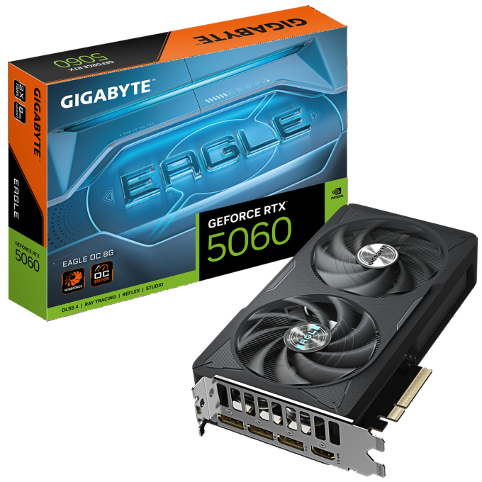 GEFORCE® RTX™ 5060 EAGLE OC 8G GV-N5060EAGLE OC-8GD GV-N5060EAGLE OC-8GD / GIGABYTE