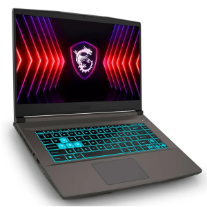 Laptop MSI THIN A15, AMD Ryzen5-7535HS, Memoria RAM 16Gb DDR5, Disco Solido 512Gb SSD, Video RTX4050 6Gb, Pantalla 15.6pulgadas FHD 144hz, 2YR B7VE-633XPE-GGAR573S16GXXDXX gamer / MSI