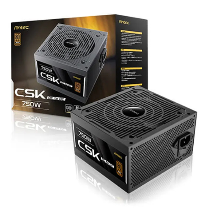 PSU ANTEC CSK DC GB 750W 80+ BRONZE WT 0-761345-20118-6 0-761345-20118-6 / ANTEC
