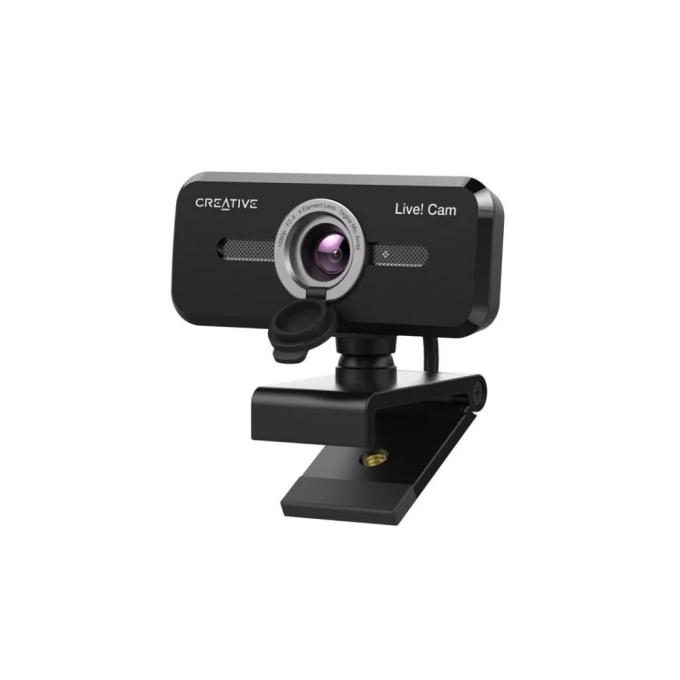 CAMARA CREATIVE LIVE CAM SYNC V2 FHD 1080P CON TAPA DUAL MIC USB BLACK (73VF088000000) / CREATIVE