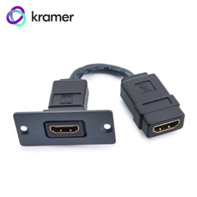 PLACA DE PARED KRAMER W-H(W-HDMI)(B) INSERCION HDMI (85-0009399) 85-0009399 / KRAMER