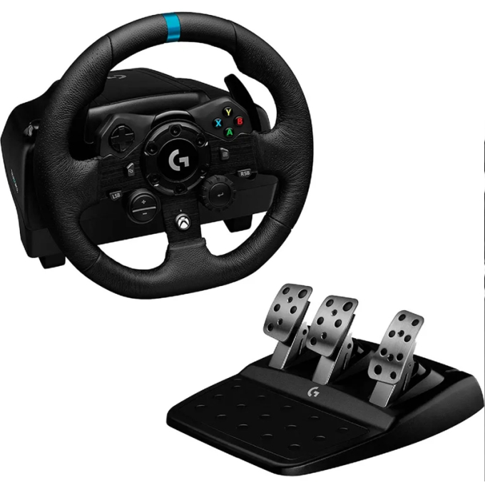 TIMON C/PEDAL LOGITECH G923 RACING WHEEL PARA PC/XB USB (941-000156) TRUEFORCE BLACK 941-000156 / Logitech