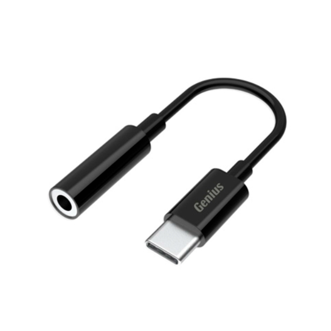 ADAPTADOR GENIUS ACC-C100 USB-C A 3.5MM BLACK (32590012400) / GENIUS