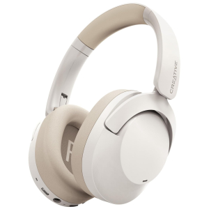 AUDIFONO CON MICROFONO CREATIVE ZEN HYBRID 2 BT MULTIPOINT 40MM 67H ANC/ENC/AAC CARGA USB-C CREMA (51EF1140AA000)