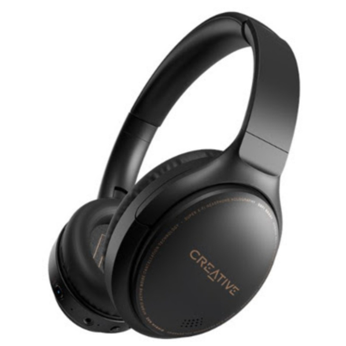 AUDIFONO CON MICROFONO CREATIVE ZEN HYBRID 2 BT MULTIPOINT 40MM 67H ANC/ENC/AAC CARGA USB-C BLACK (51EF1140AA001) / CREATIVE