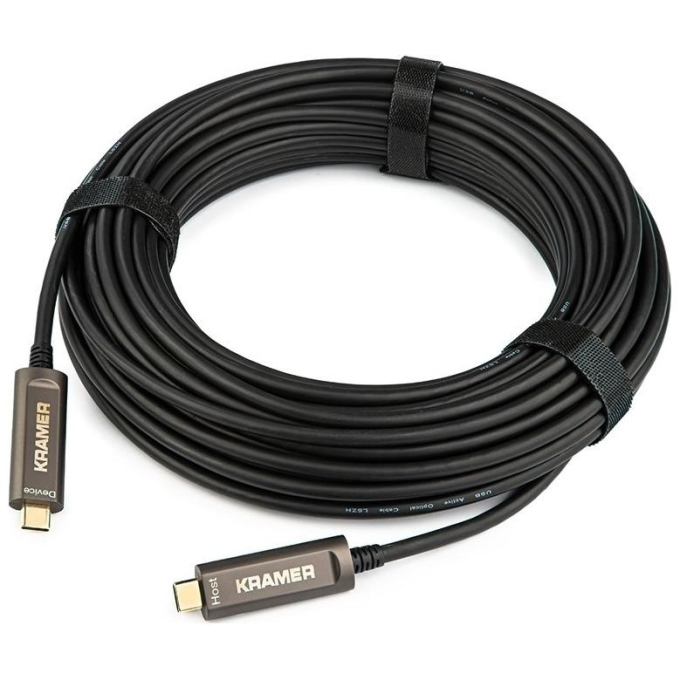 Cable Optico KRAMER CLS-AOCU31 / CC-15 USB 3.1 GEN-2 USB-C(M) A USB-C(M) 4.6m (97-04300015) / KRAMER