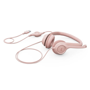 AUDIFONO C/MICROF. LOGITECH H390 USB NOISE CANCELLING ROSE (981-001280)-P2 981-001280 / LOGITECH