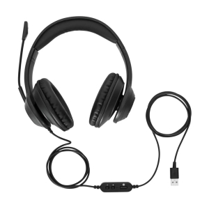 AUDIFONO C/MICROF. TARGUS AEH102TT USB-A 40MM OVER-EAR NOISE-CANCELLING MUTE BLACK (AEH102TTLP) AEH102TTLP / TARGUS