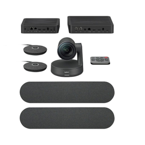 CAMARA LOGITECH B2B RALLY PLUS BUNDLE 4K LARGE ROOM BLACK (960-001225) / LOGITECH