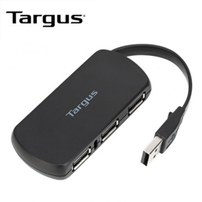 HUB USB TARGUS 4 PORT USB-A 2.0 BLACK (ACH114LP) ACH114LP / TARGUS