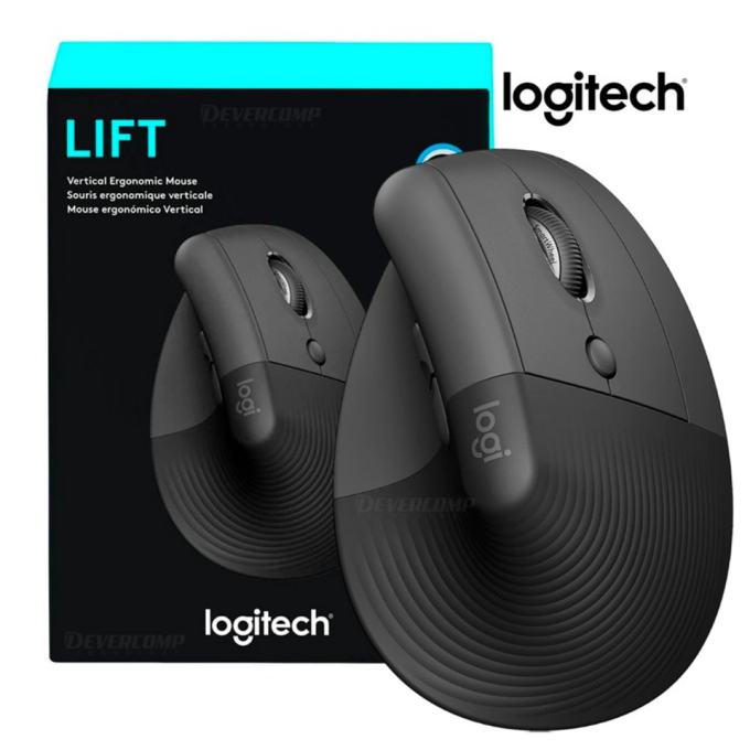 MOUSE LOGITECH LIFT VERTICAL WIRELESS/BT BLACK (910-006466) / LOGITECH