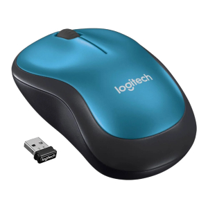 MOUSE LOGITECH M185 WIRELESS BLUE (910-003636) 910-003636