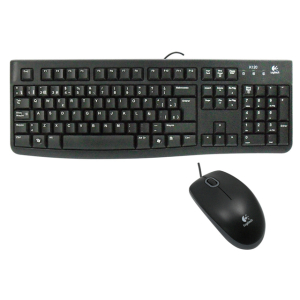 TECLADO LOGITECH + MOUSE MK120 USB SP BLACK (PN 920-004428)