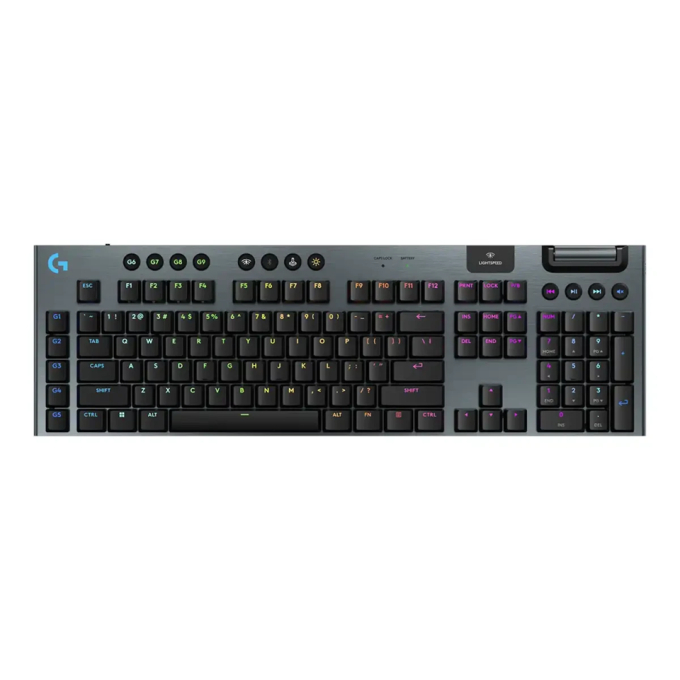 TECLADO LOGITECH G915 X LIGHTSPEED / Bluetooth LIGHTSYNC RGB / KEYCONTROL BLACK (920-012670) / LOGITECH