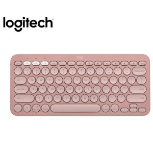 TECLADO LOGITECH PEBBLE 2 K380S BLUETOOTH/WIRELESS SP ROSE (920-011785)-P 920-011785