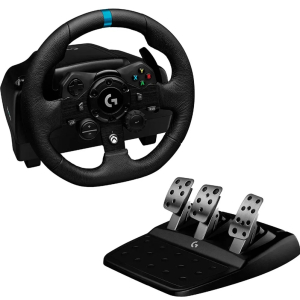 TIMON con PEDAL LOGITECH G923 RACING WHEEL PARA PC/XB USB (941-000157) TRUEFORCE BLACK / LOGITECH