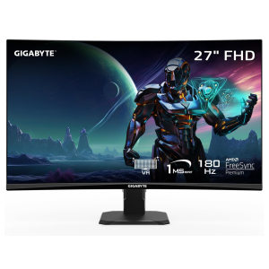 Monitor Gamer Gigabyte GS27FC 27pulgadas FHD 180Hz 1ms Curvo / GIGABYTE