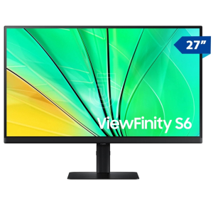 Monitor Samsung ViewFinity S6 27pulgadas IPS, QHD 2560x1440p, 100Hz, 5ms, Pivot LS27D600EALXPE / Samsung