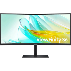 Monitor Samsung Viewfinity S6 34pulgadas Curvo, UWQHD 3440x1440, 100Hz, 5ms, USB-C, LS34C650UALXPE Ultrawide / Samsung