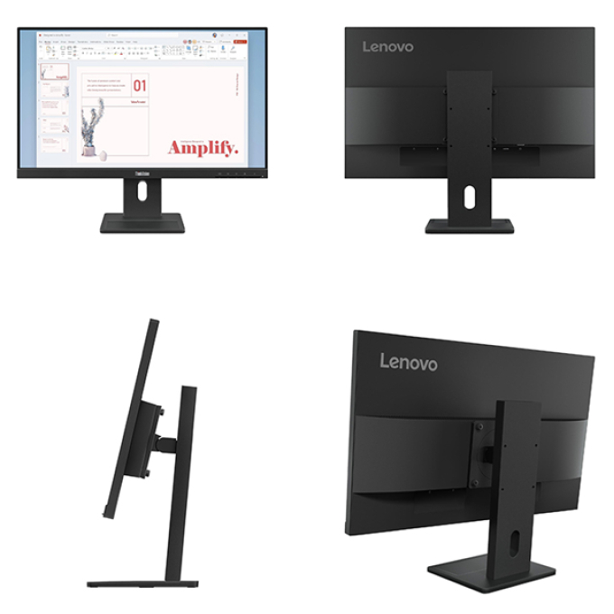 Monitor Plano Lenovo ThinkVision E24-40, 23.8pulgadas WLED FHD IPS/HDMI/DP/VGA/Parlantes (2Wx2) / LENOVO