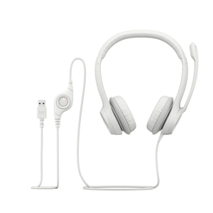 Audifono con Microfono Logitech H570e Stereo USB para Oficina y Videoconferencias (981-001285) / LOGITECH