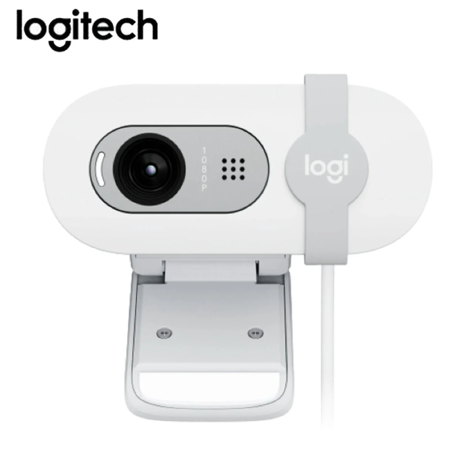 CAMARA LOGITECH BRIO 100 FHD 1080P USB-A WHITE (960-001615) / LOGITECH