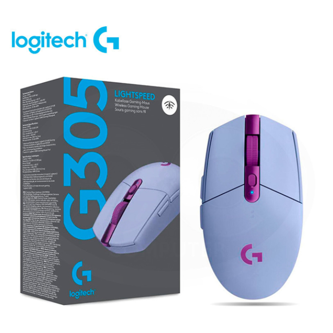 MOUSE LOGITECH G305 LIGTHSPEED WIRELESS LILA (910-006020)-P 910-006020 / Logitech